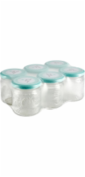 Zavařovací sklenice 212 ml se šroubovacím víčkem, balení po 6 kusech