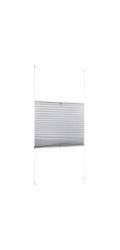 Termo plisovaná roleta Toledo 60 cm x 130 cm světle šedá