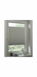 Plisovaná roleta Gardinia Concept Thermo Darkening 90 cm x 130 cm šedá