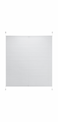 Termo plisovaná roleta Toledo 120 cm x 130 cm bílá