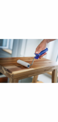 LUX-TOOLS Váleček na lakování 12 cm mikrovlákno bílý