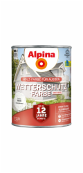 Alpina Voděodolná barva bílá 2,5 l