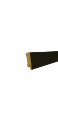 Döllken Cubica soklová lišta 60 mm x 16 mm x 2400 mm černá