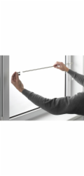 Upínací tyč Gardinia Press&Go kulička O 8/10 mm vzhled nerezové oceli 80 cm - 110 cm