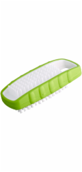 Zelený a bílý kartáč na mytí rukou
