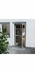 Teleskopická síť proti hmyzu, rám dveří 100 cm x 210 cm, bílá