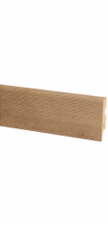 Soklová lišta Ořech Tabák 60 mm x 20 mm Délka 2600 mm