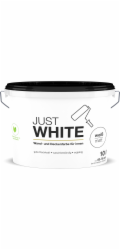 Vnitřní barva na stěny Just White Matt 10 l Bílá