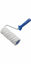 Disperzní váleček LUX-TOOLS 18 cm polyesterový, šedo-pruhovaný, krátký vlas