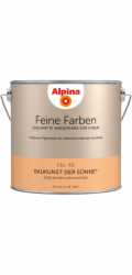 Alpina Fine Colors č. 43 Architecture of the Sun® Orange elegantní matná 2,5 l