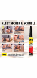 Uhu Super Glue Lightning Fast pipeta 10 g