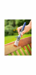 LUX-TOOLS Plochý štětec na lak 40 mm s nádržkou