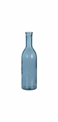 Skleněná lahev Mica Decorations Rioja 50 cm x O 15 cm světle modrá