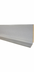 Soklová lišta s jádrem 60 RAL 7042 Šedá 15 mm x 60 mm Délka 2550 mm