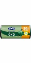 Pytle na odpadky Swirl 20l se stahovací šňůrkou, 18 kusů