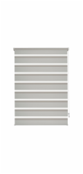 Dvojitá roleta Gardinia Easyfix s montážní lištou 60 cm x 150 cm šedá