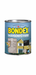 Bondex Permanentní ochranná barva Černá saténově lesklá 750 ml
