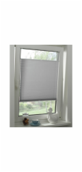 Plisovaná roleta Gardinia Concept Daylight 100 cm x 130 cm šedá