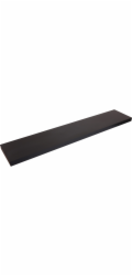 Nástěnná police Carlton 120 cm x 24 cm x 3,8 cm Černá