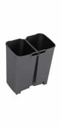 Odpadkový koš Compatta s pedálovým mechanismem a 2 vnitřními kbelíky o objemu 11 l