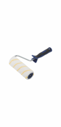 LUX-TOOLS Zlatý váleček s krátkým vlasem 2K měkký úchop černo-modrý 18 cm