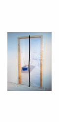 Fóliové dveře LUX-TOOLS se zipem 2,1 m x 1,1 m