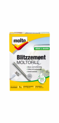 Molto Blitzzement Moltofill Práškový tmel pro exteriér a interiér, šedý 1 kg