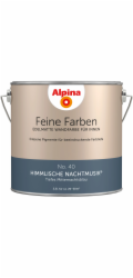 Alpina Fine Colors č. 40 Heavenly Night Music® Blue elegantní matná 2,5 l