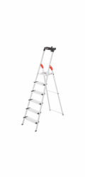 Hailo XXL L80 Comfortline 6stupňový hliníkový domácí žebřík