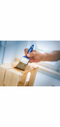 Sada plochých štětců LUX-TOOLS na mořidlo, 3dílná
