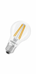 Žárovka Osram LED E27, tvar žárovky, 5,9 W, 806 lm, teplá bílá, čirá