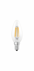 Osram LED žárovka E14 tvar svíčky 3,4 W 470 lm čirá 10 cm x 3,5 cm 2 ks