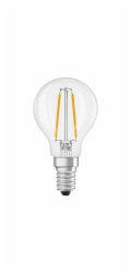 LED žárovka Osram E14 kapkovitý tvar 1,8 W 250 lm čirá 8,4 cm x 4,5 cm