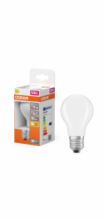 Žárovka Osram LED E27, tvar žárovky 1 W, 136 lm, matná, 10,5 cm x 6 cm
