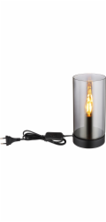 Stolní lampa Globo Olly O 11 cm kovová černá matná