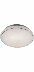 Just Light. LED stropní svítidlo Jupiter, bílé, O 44 cm