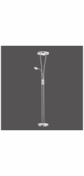 Just Light. LED stropní světlomet Helia, ocel, výška: 187,5 až 198 cm
