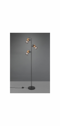Stojací lampa Trio Tosh černá