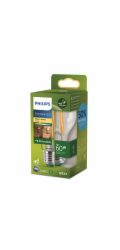 LED žárovka Philips E27, tvar žárovky 4 W, 840 lm, 10,8 x 6 cm, čirá