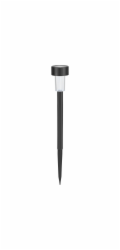 Solární LED sloupek, sada 8 kusů, O 5,5 cm x 40 cm, černý