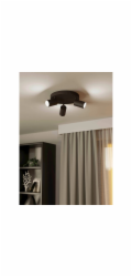 Eglo LED bodové světlo Zigbee Telimbela-Z kulaté černé 3 žárovky
