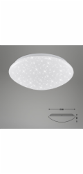 Briloner LED stropní koupelnové svítidlo Briloner Bath star decor 28 x 9,5 cm bílé
