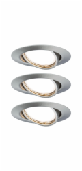 Paulmann LED zapuštěné bodové světlo Patice Coin otočné 3 x 5 W GU10