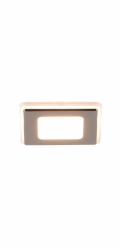 Trio LED zapuštěné bodové světlo Nimbus 1 světlo chrom 8,5 cm x 8,5 cm