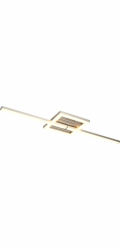 Stropní LED světlo Reality Viale 54,4 cm x 5 cm x 16 cm, matný nikl