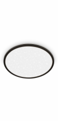 Brilo LED Panel Tenký Hvězdná obloha Neutrální bílá Černá 3,3 cm x O 37,5 cm