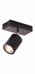 Brilantní LED stropní bodové světlo Taio 1 světlo černé 13,7 cm