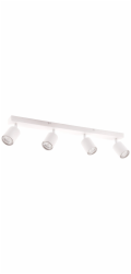 Brilantní LED stropní bodové světlo Taio 4 žárovky bílé 69,5 cm