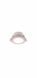 Trio LED zapuštěná světla Argus 1 světlo bílá matná O 8,2 cm