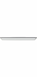 Brilantní LED stropní svítidlo Briston 100 cm x 25 cm černé